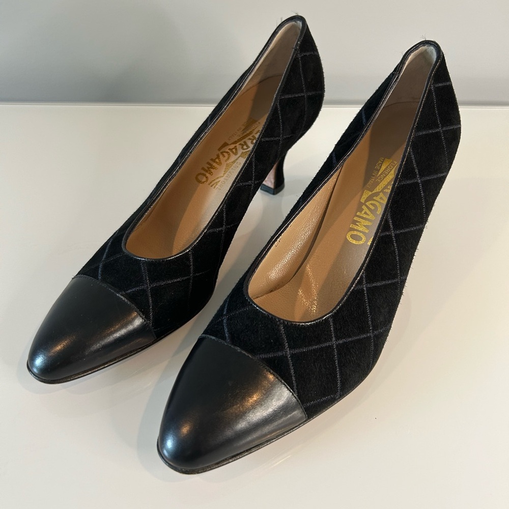 Ferragamo Black Heels